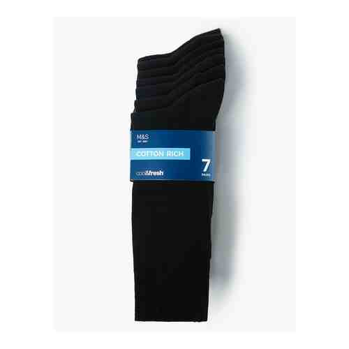 Однотонные хлопковые носки с технологиями Freshfeet и Cool Comfort (7 пар) арт. T100102C